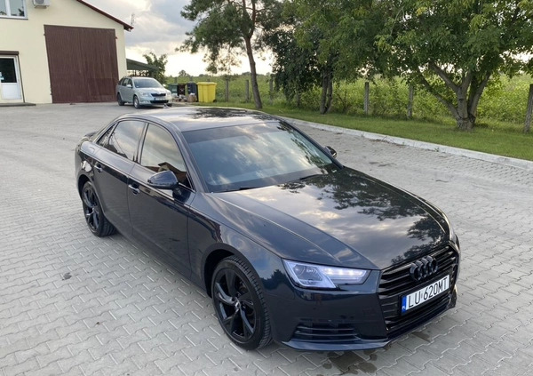 Audi A4 cena 82900 przebieg: 104573, rok produkcji 2017 z Chełm małe 326